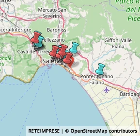 Mappa Via Raffaele Guariglia, 84132 Salerno SA, Italia (5.86778)