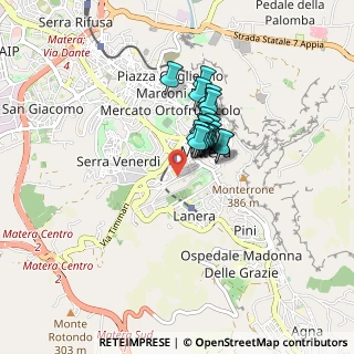Mappa Via Gen, 75100 Matera MT, Italia (0.57)