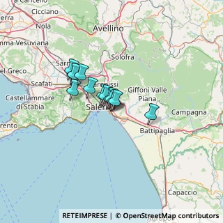 Mappa Via Juri Gagarin, 84132 Salerno SA, Italia (8.56769)