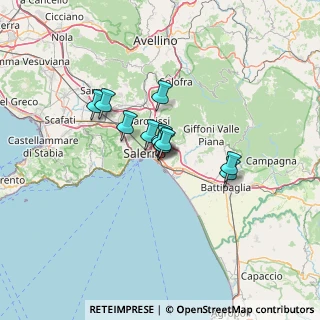 Mappa Via Juri Gagarin, 84132 Salerno SA, Italia (8.66091)