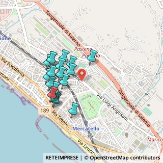 Mappa Via Juri Gagarin, 84132 Salerno SA, Italia (0.433)