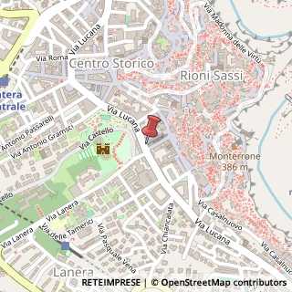 Mappa Via Lucana, 155, 75100 Matera, Matera (Basilicata)