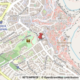 Mappa Via Lucana, 164, 75100 Matera, Matera (Basilicata)