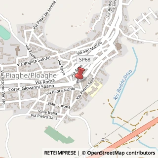Mappa Corso Giovanni Spano, 138, 07017 Ploaghe, Sassari (Sardegna)