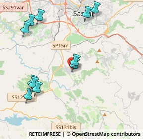 Mappa Via Dante, 07049 Usini SS, Italia (5.08636)