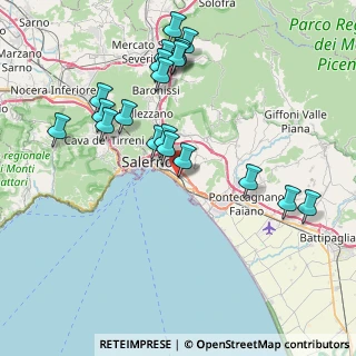 Mappa Via Carlo Mele, 84129 Salerno SA, Italia (8.968)