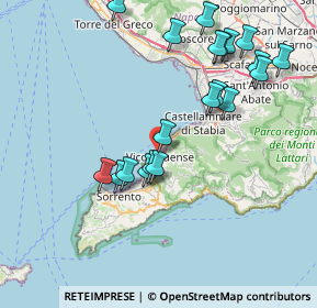 Mappa Via Girolamo Giusso, 80069 Vico Equense NA, Italia (8.7885)