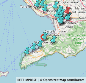 Mappa Via Girolamo Giusso, 80069 Vico Equense NA, Italia (9.4255)