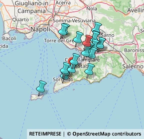 Mappa Via Girolamo Giusso, 80069 Vico Equense NA, Italia (10.6615)