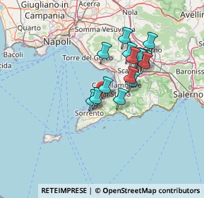 Mappa Via Girolamo Giusso, 80069 Vico Equense NA, Italia (11.36333)