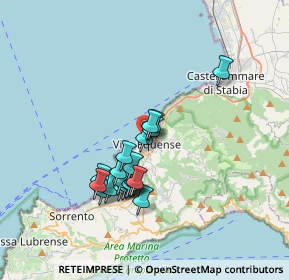 Mappa Via Girolamo Giusso, 80069 Vico Equense NA, Italia (3.143)