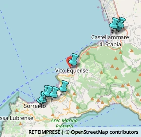 Mappa Via Girolamo Giusso, 80069 Vico Equense NA, Italia (5.12455)