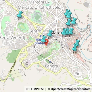 Mappa Vico I Antonio Passarelli, 75100 Matera MT, Italia (0.62833)