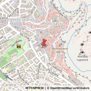 Mappa Vico Case Nuove, 35, 75100 Matera, Matera (Basilicata)
