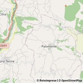 Mappa Palomonte