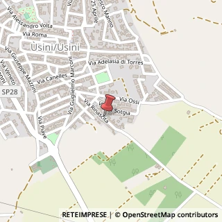 Mappa Via Sotgia, 11, 07049 Usini, Sassari (Sardegna)