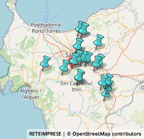 Mappa Via Sotgia, 07049 Usini SS, Italia (10.975)