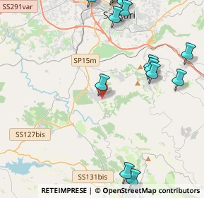 Mappa Via Sotgia, 07049 Usini SS, Italia (6.28938)