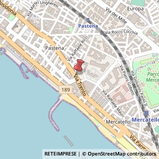 Mappa Via Trento, 87/A/B/C, 84129 Salerno, Salerno (Campania)