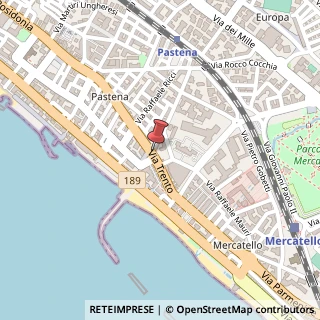 Mappa Via Trento, 87, 84100 Salerno, Salerno (Campania)