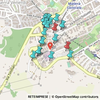 Mappa Via del Castello, 75100 Matera MT, Italia (0.23385)
