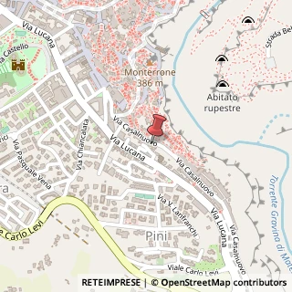 Mappa Via Casalnuovo, 193, 75100 Matera, Matera (Basilicata)