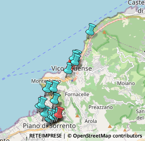 Mappa Via Santa Sofia, 80069 Vico Equense NA, Italia (2.3775)