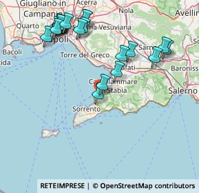 Mappa Via Santa Sofia, 80069 Vico Equense NA, Italia (19.503)