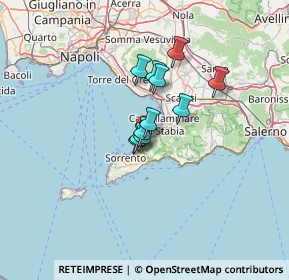 Mappa Via Santa Sofia, 80069 Vico Equense NA, Italia (8.43182)