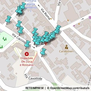 Mappa Via Santa Sofia, 80069 Vico Equense NA, Italia (0.03571)