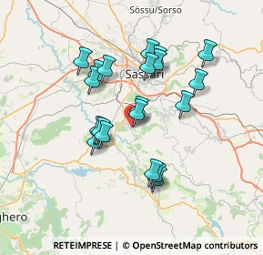 Mappa Via Kennedy, 07049 Usini SS, Italia (6.602)