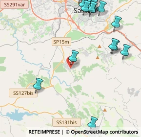 Mappa Via Kennedy, 07049 Usini SS, Italia (6.4925)