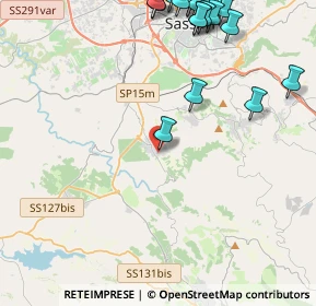 Mappa Via Kennedy, 07049 Usini SS, Italia (6.433)