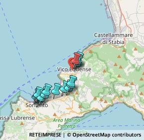 Mappa SS145, 80069 Vico Equense NA, Italia (3.62412)