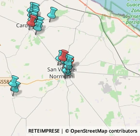 Mappa Via II Giugno, 72019 San Vito dei Normanni BR, Italia (4.8855)