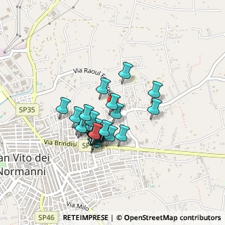 Mappa Via II Giugno, 72019 San Vito dei Normanni BR, Italia (0.36071)