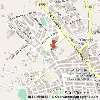 Mappa Via Salvo D'Acquisto, 39, 72019 San Vito dei Normanni, Brindisi (Puglia)
