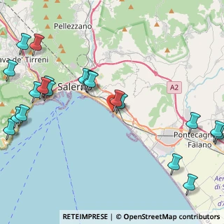 Mappa Lungomare Cristoforo Colombo, 84129 Salerno SA, Italia (6.249)