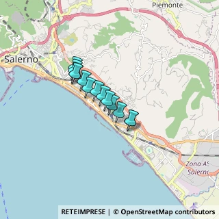 Mappa Via Giovanni Paolo II, 84132 Salerno SA, Italia (1.17)