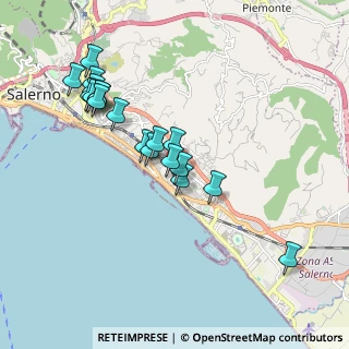 Mappa Via Giovanni Paolo II, 84132 Salerno SA, Italia (1.98526)