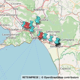 Mappa Via Giovanni Paolo II, 84132 Salerno SA, Italia (12.43875)