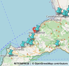 Mappa Via Torretta, 80069 Vico Equense NA, Italia (6.28071)