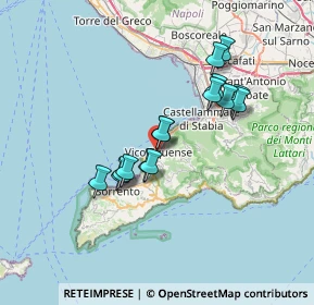 Mappa P.za Marconi, 80069 Vico Equense NA, Italia (6.22933)