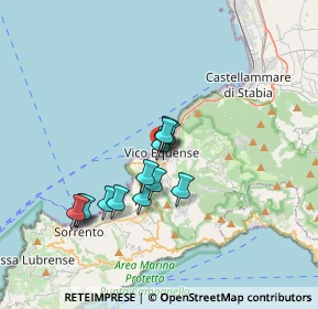 Mappa P.za Marconi, 80069 Vico Equense NA, Italia (2.97231)