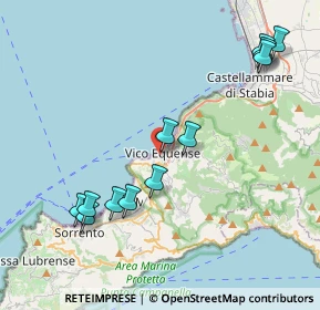 Mappa P.za Marconi, 80069 Vico Equense NA, Italia (4.75417)