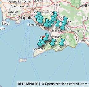 Mappa P.za Marconi, 80069 Vico Equense NA, Italia (11.6085)