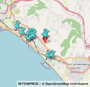 Mappa Via Quintino di Vona, 84133 Salerno SA, Italia (1.53333)