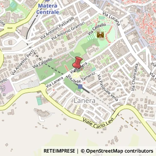 Mappa Via Lanera, 61, 75100 Matera, Matera (Basilicata)