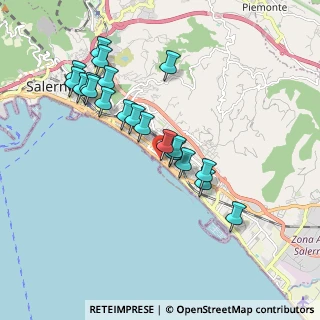 Mappa Via de Ruggero Gianvincenzo, 84129 Salerno SA, Italia (1.9345)