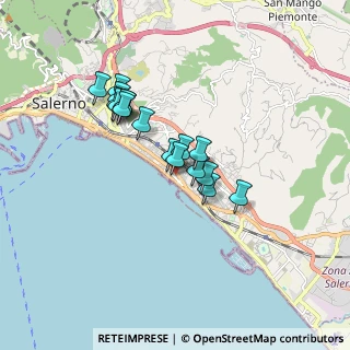 Mappa Via F Antonio Ventimiglia, 84129 Salerno SA, Italia (1.44294)